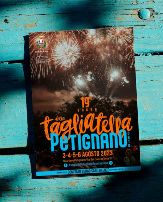 VISIBY Sagra della tagliatella 2023 Borgo San Lorenzo Petignano libretto