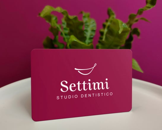 Visiby Settimi studio dentistico orte vasanello graphic design biglietto da visita