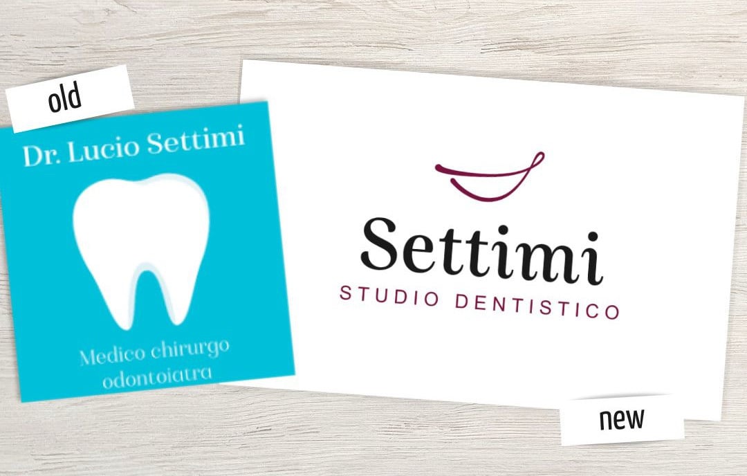 Visiby Settimi studio dentistico orte vasanello graphic design branding