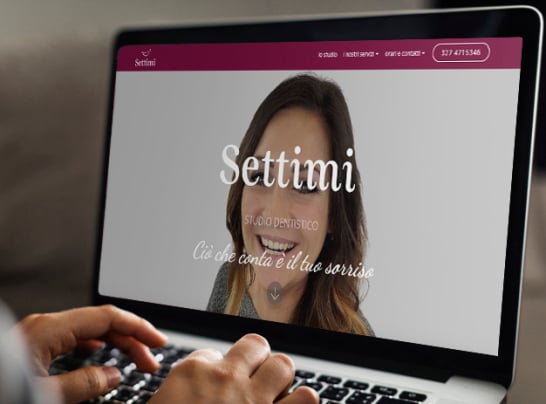 Visiby Settimi studio dentistico orte vasanello web design mockup sito web