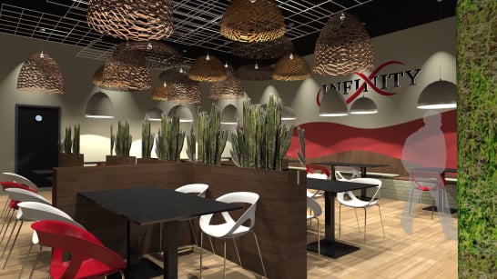 visiby marketing diseno interiorismo render restaurante infinity orte italia