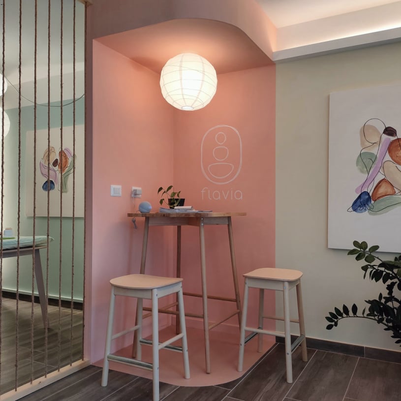 visiby marketing etico interiorismo decoracion centro fisioterapia Flavia Minella recepcion 04