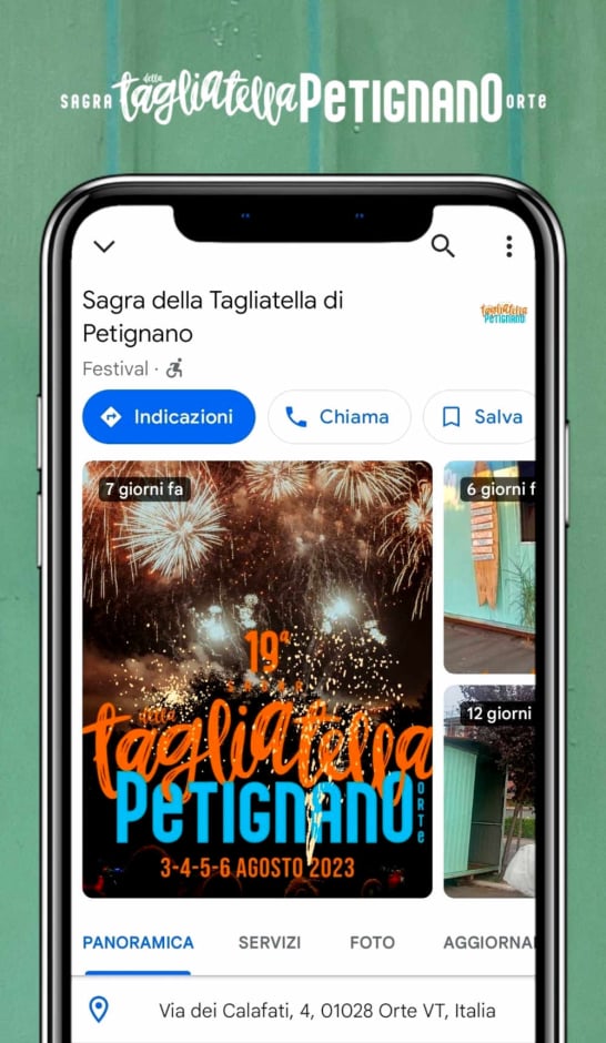 VISIBY Sagra della tagliatella 2023 Borgo San Lorenzo Petignano profilo google
